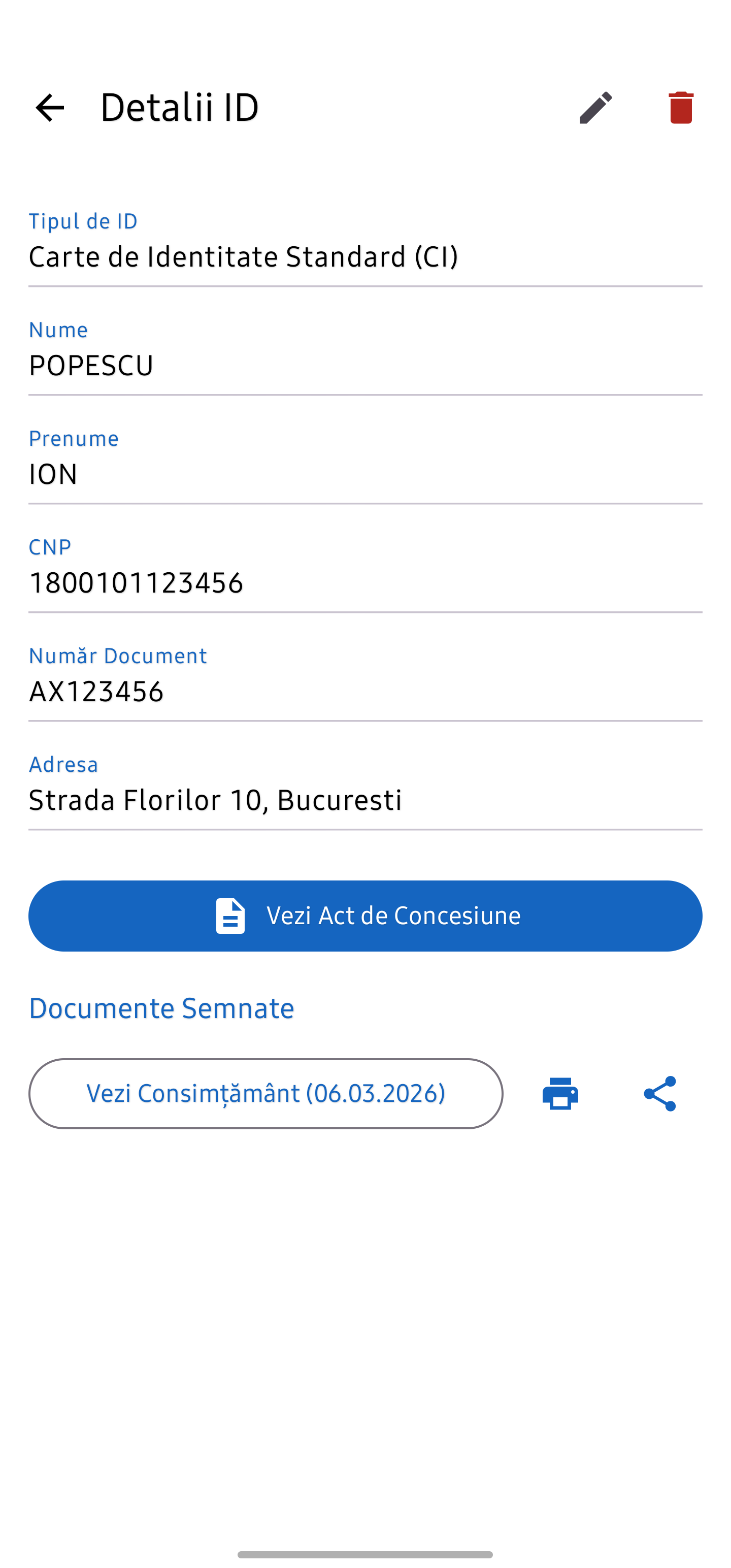 Consimțământ Vizat